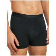 Caleçons fonctionnels homme Icebreaker Men Merino Blend 125 ZoneKnit™ Boxers noir Black