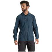 Chemise homme Craghoppers NosiLife Pro Long Sleeved Shirt V bleu foncé Blue Stone