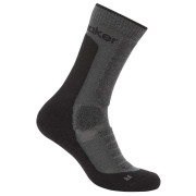 Chaussettes Icebreaker W Mer Hike+ Heavy Crew noir / gris Obsidian/Black