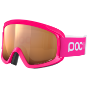 Masques de ski enfant POC POCito Opsin rose Fluorescent Pink/Partly Sunny Light Orange