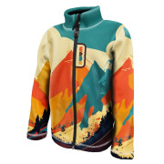 Sweatshirt enfant WAMU Mountain Bike orange / bleu