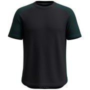 T-shirt homme Smartwool M Active Mesh Short Sleeve noir/vert evergreen/black
