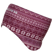 Bandeau Progress TS CET Print rouge švestkový vzor