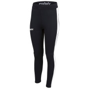 Pantalon fonctionnel femme Swix Focus Warm W vert Black/BrightWhite