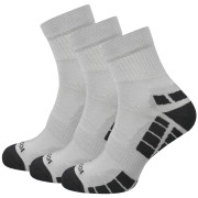 Chaussettes MOOA Silver Bamboo Mid 3-pack gris Grey/Grey