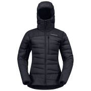 Doudoune femme Norrona falketind down750 Zip Hood noir Caviar Black