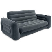 Chaise gonflable Intex Pull-out Sofa gris foncé grey