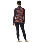 T-shirt fonctionnel femme Smartwool W Merino 250 Bl Pattern 1/4 Zip Boxed