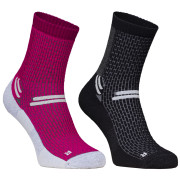 Chaussettes High Point Trek 4.0 Lady Socks (Double pack) noir / rose Multicolor