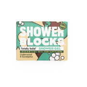Gel douche Totally Solid Solid Shower Gel EO Range - Cedarwood & Eucalyptus bleu