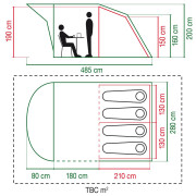 Tente Coleman Oak Canyon 4 Blackout