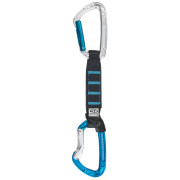 Dégaine Climbing Technology Aerial PRO set 12 cm DY argenté /bleu silver/anodized