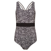 Maillot de bain femme Dare 2b Make Waves Swim noir / blanc BlackDot/Blk