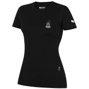 T-shirt femme Zulu Merino Fire 160 Short noir black