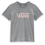 T-shirt femme Vans Wm Drop V Ss Crew-B gris / rose Grey Heather