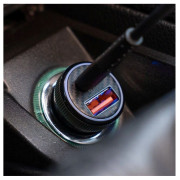 Adaptateur Swissten Mini Car Charger USB-C PD + USB-A, 20W + cabel USB-C / USB-C, 1 m