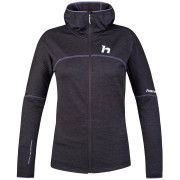 Sweat-shirt femme Hannah Meda Hoody gris / violet anthracite mel
