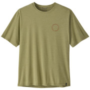 T-shirt homme Patagonia Men's Capilene Cool Daily Shirt - Spoke Stencil vert Gumtree Green - Light Gumtree Green X-Dye