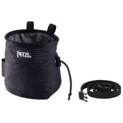 Sac à magnésie Petzl Saka noir Stripes