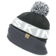 Bonnet SealSkinz Foulden noir / blanc Black/Grey/White/