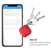 Localisateur FIXED Smart Tracker Smile Pro - 4 Pack