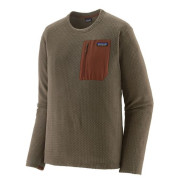 Sweat-shirt homme Patagonia M's R1 Air Crew brun Marlow Brown
