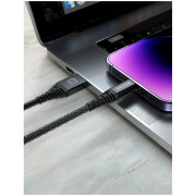 Câble données et chargement Swissten Aramid Reinforced USB/USB-C 1,5 m