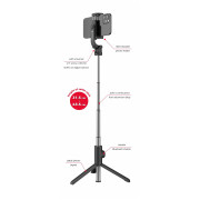 Perche selfie Swissten BLUETOOTH SELFIE STICK ALUMINUM TRIPOD PRO