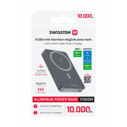 Banque d'alimentation sans Fil Swissten Fusion 10000 mAh Magsafe