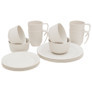 Set de vaisselle Outwell Delish 4 Person Dinner Set beige Sandstone