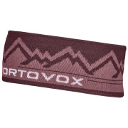 Bandeau Ortovox Peak Headband rouge winetasting