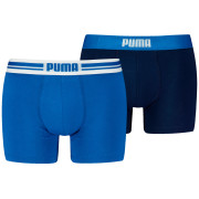 Caleçon homme Puma Everyday Placed Logo Boxer 2P bleu / bleue claire Blue Combo