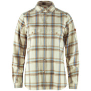 Chemise femme Fjällräven Övik Heavy Flannel Shirt W beige Chalk White-Fossil