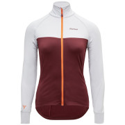 Sweat-shirt femme Silvini Matesia gris / rouge cloud-merlot