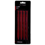 Jeu de piquets Trimm kolík V-PEG - D17 - sada 4 ks rouge bordo anodized