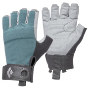 Gants via ferrata Black Diamond W'S Crag Half-Finger Gloves gris / vert RagingSea