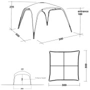 Tente de réception Outwell Event Lounge M (2022)