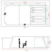 Tente familiale Coleman Fastpitch Victoria Falls 4