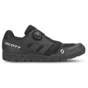 Chaussures vélo hommes Scott Sport Crus-r Flat Boa vert black/silver