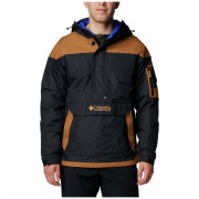 Veste homme Columbia Challenger™ II Insulated Pullover noir / brun Black, Camel Brown