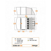 Tente familiale Vango Sierra Air 500