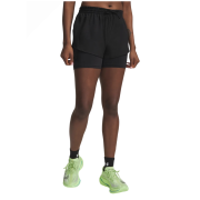 Shorts femme Under Armour Velociti Pro 4" 2N1 Short noir Ultimate Black / / Reflective