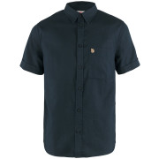 Chemise homme Fjällräven Övik Travel Shirt SS M bleu foncé Dark Navy