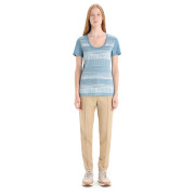 T-shirt fonctionnel femme Icebreaker Tech Lite II SS Scoop Tee Reflection Lines
