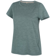 T-shirt femme MOOA Merino Lyolite Horizon 150 Comfy bleu dusty teal