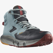 Chaussures randonnée homme Salomon Predict Hike Mid Gore-Tex vert / bleu black