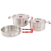 Jeu de casseroles Robens Sierra Steel Cook Set L argenté Silver