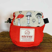 Sac à magnésie SIERRA Climbing Classics Mushroom rouge