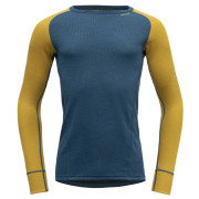 T-shirt fonctionnel homme Devold Duo Active Merino 205 Shirt jaune / bleu Flood/Arrowwood