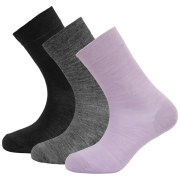 Chaussettes femme Devold Daily Light Woman Sock 3PK violet ORCHID MIX